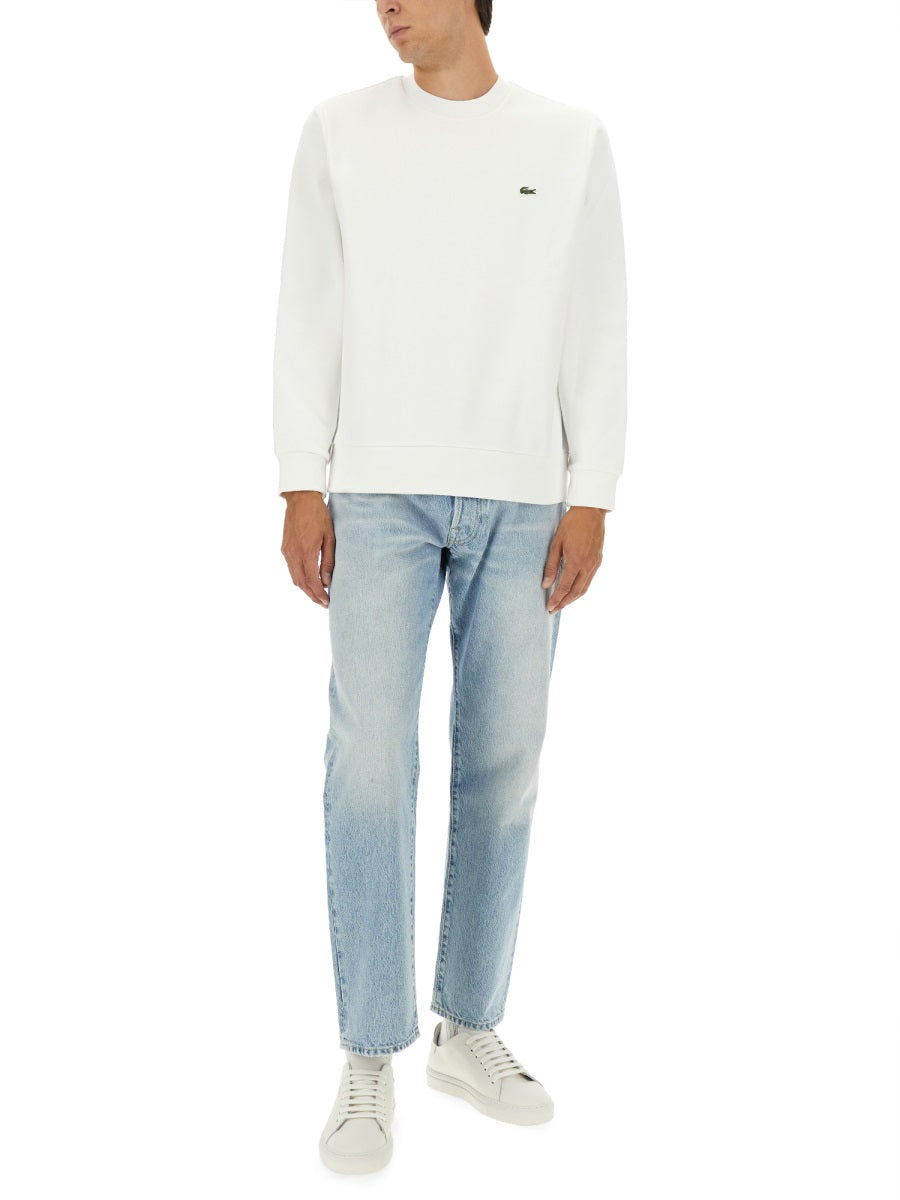 Lacoste Sweatshirts - White | Wanan Luxury