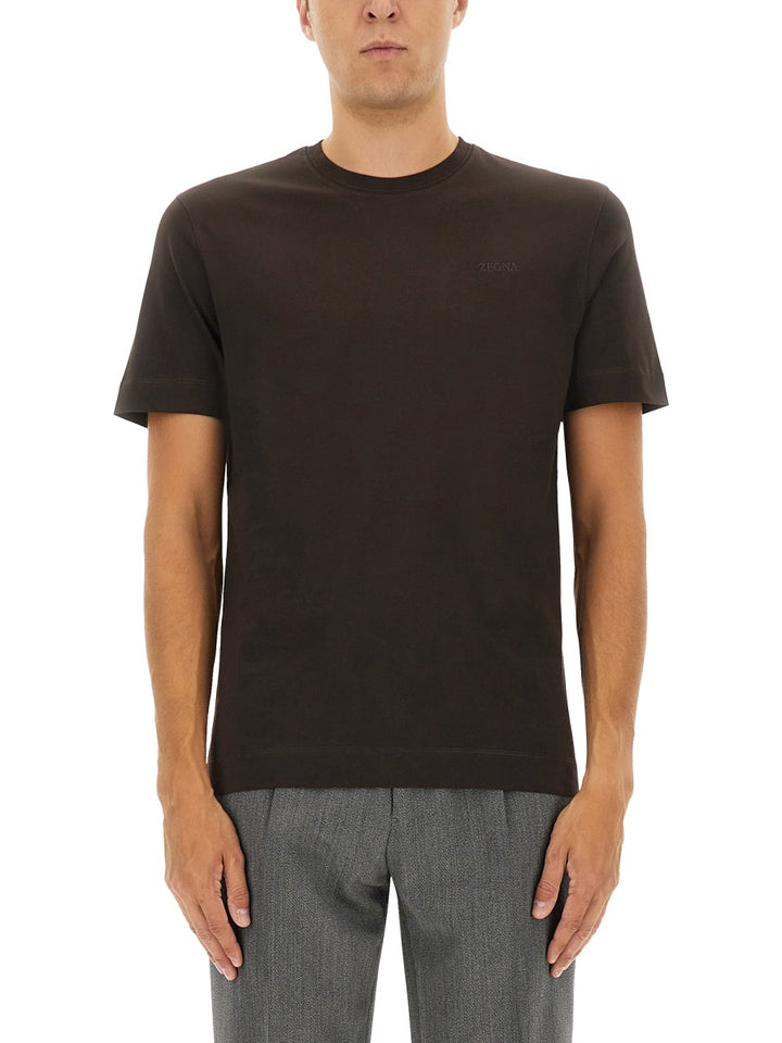 Zegna T shirts - Brown | Wanan Luxury