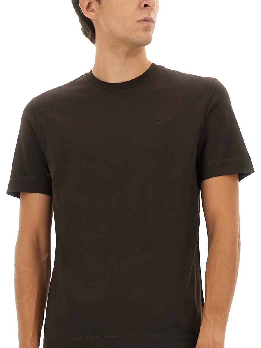 Zegna T shirts - Brown | Wanan Luxury