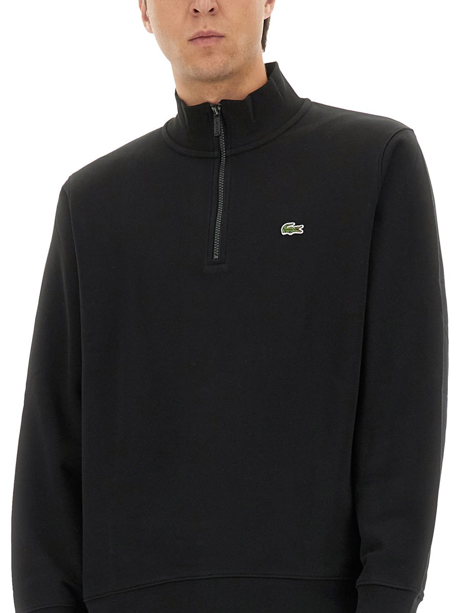 Lacoste Sweatshirts - Black | Wanan Luxury