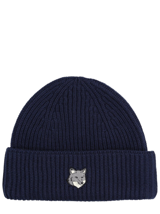 Beanie With Fox Patch