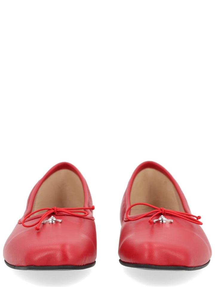 Vivienne Westwood Flat Shoes - Red | Wanan Luxury