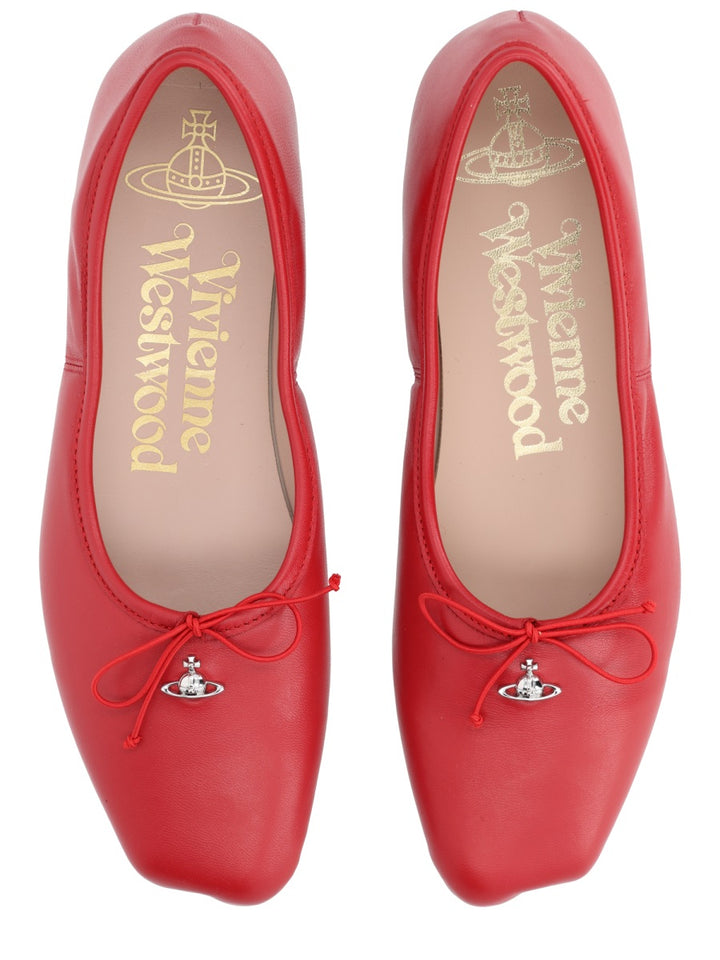 Vivienne Westwood Flat Shoes - Red | Wanan Luxury