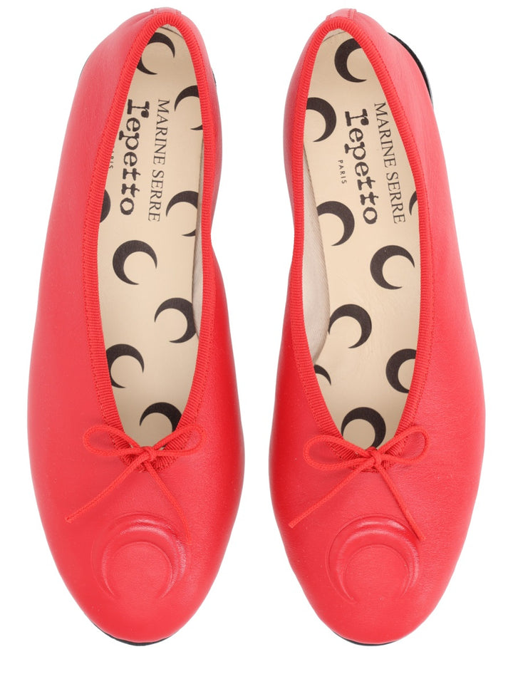 Marine Serre Flat Shoes - Red | Wanan Luxury