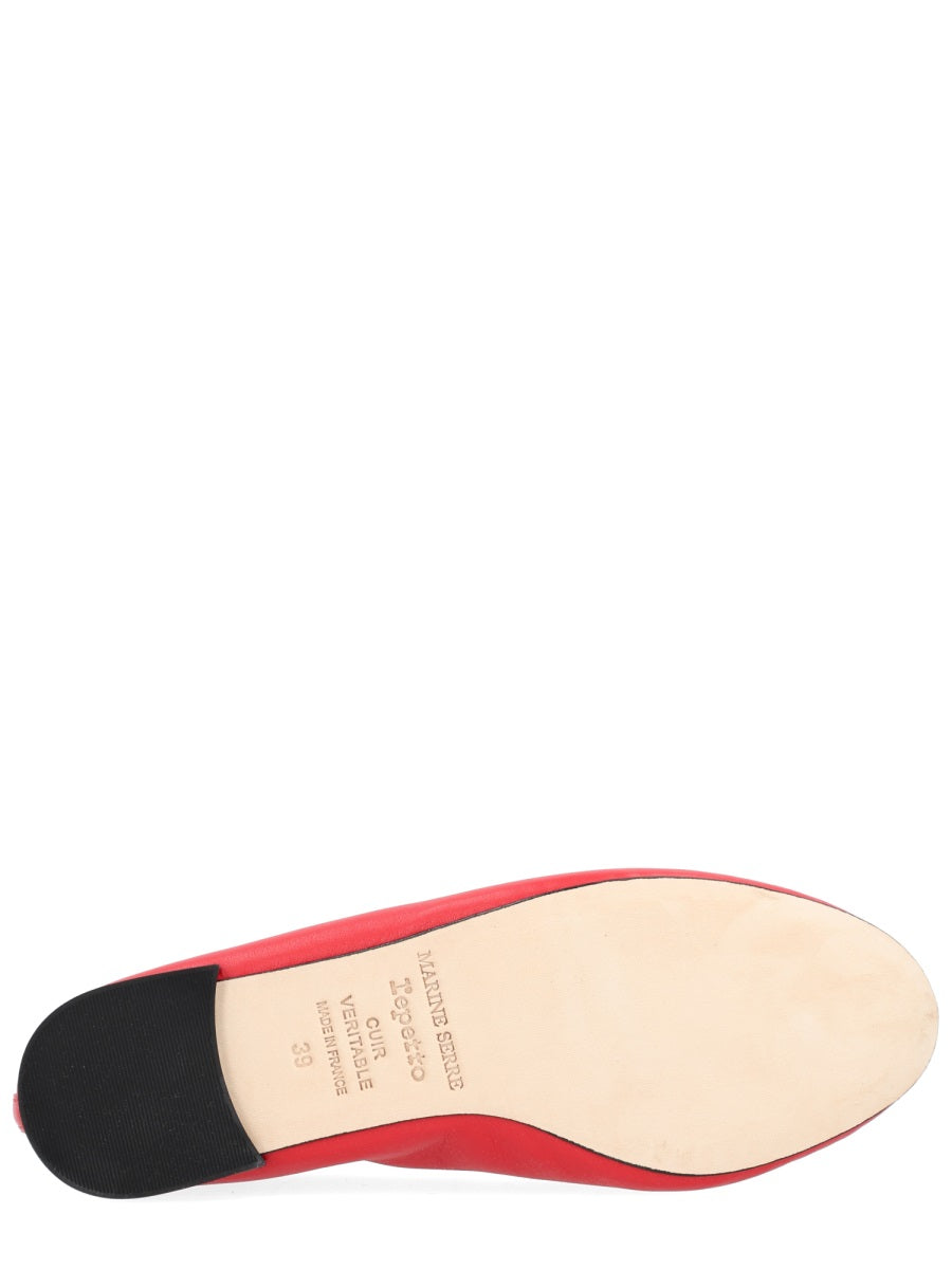 Marine Serre Flat Shoes - Red | Wanan Luxury
