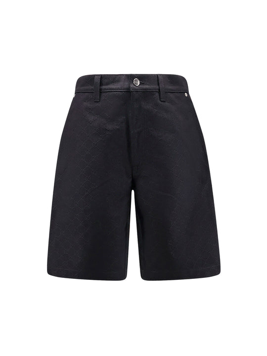Gg Jacquard Cotton Shorts