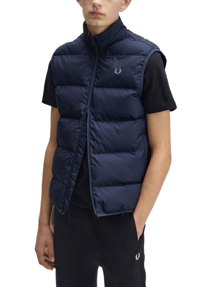 Fred Perry Gilet - Blue | Wanan Luxury