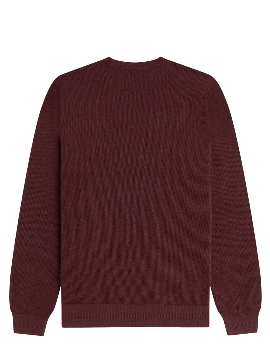 Fred Perry Sweaters - Burgundy | Wanan Luxury