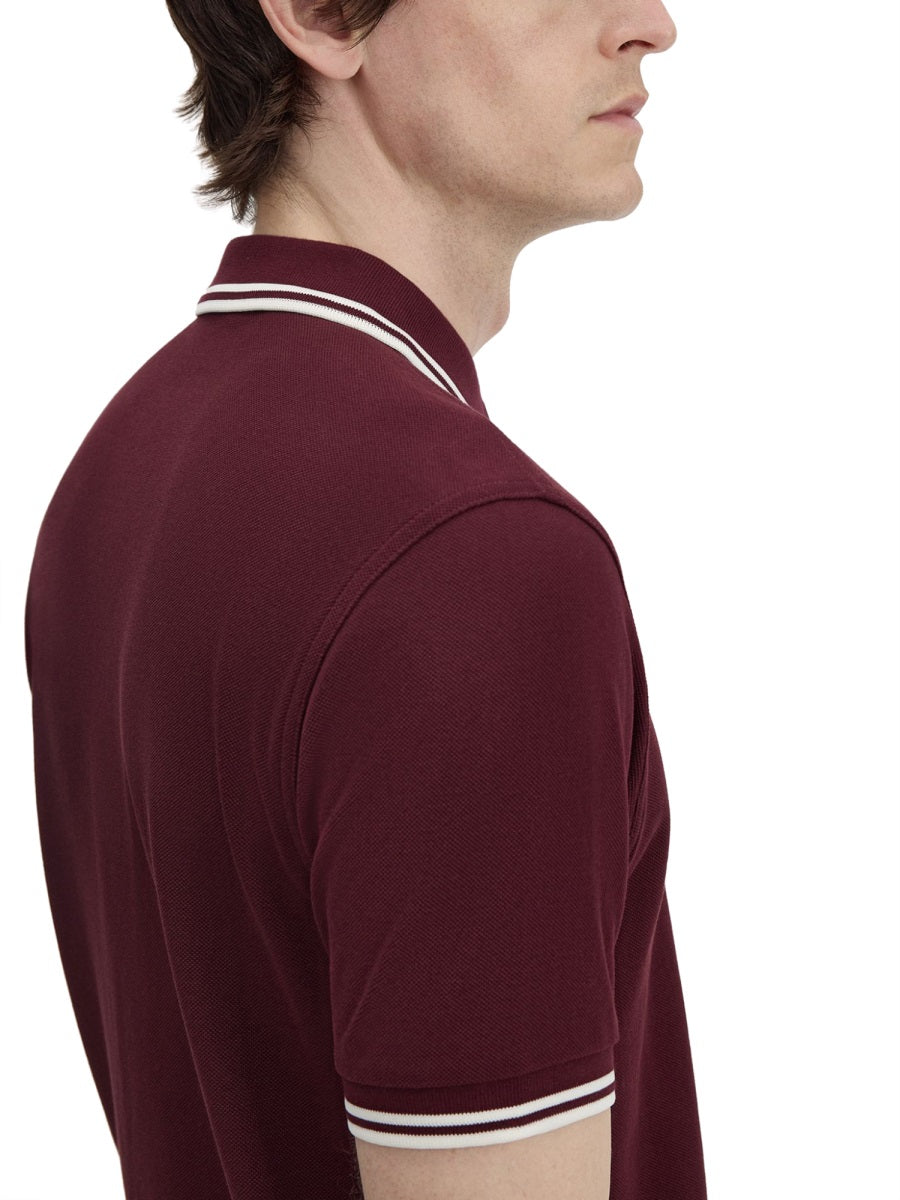 Fred Perry Polo - Burgundy | Wanan Luxury
