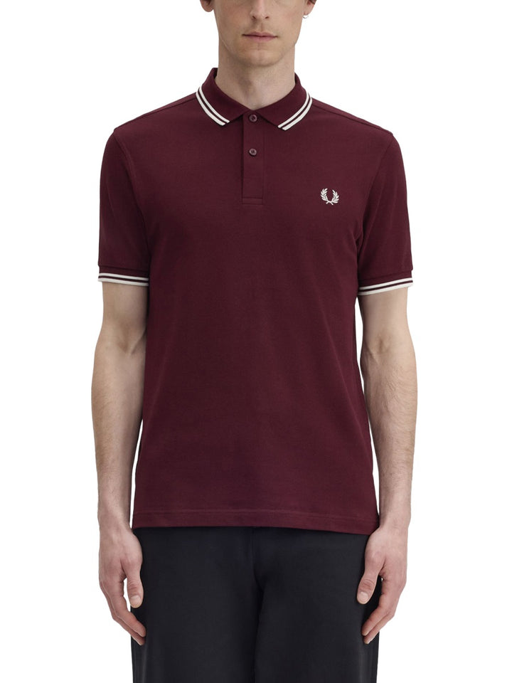 Fred Perry Polo - Burgundy | Wanan Luxury