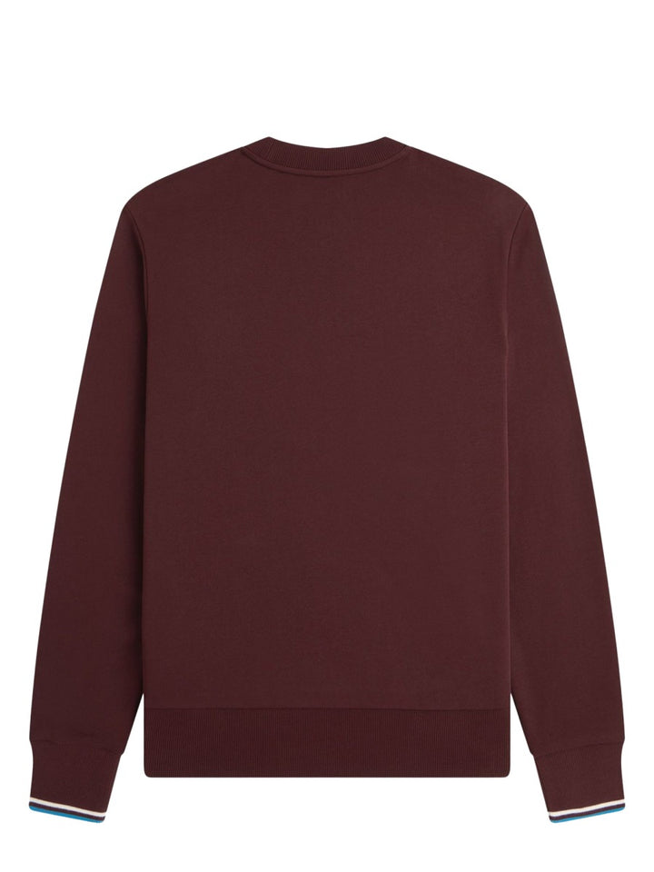 Fred Perry Sweatshirts - Burgundy | Wanan Luxury