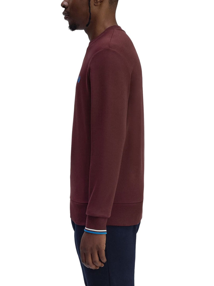 Fred Perry Sweatshirts - Burgundy | Wanan Luxury