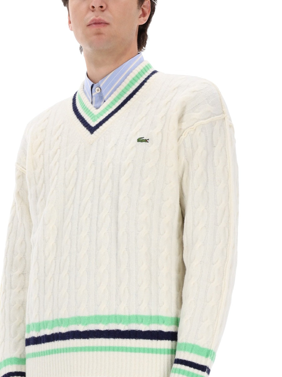 Lacoste Sweaters - White | Wanan Luxury