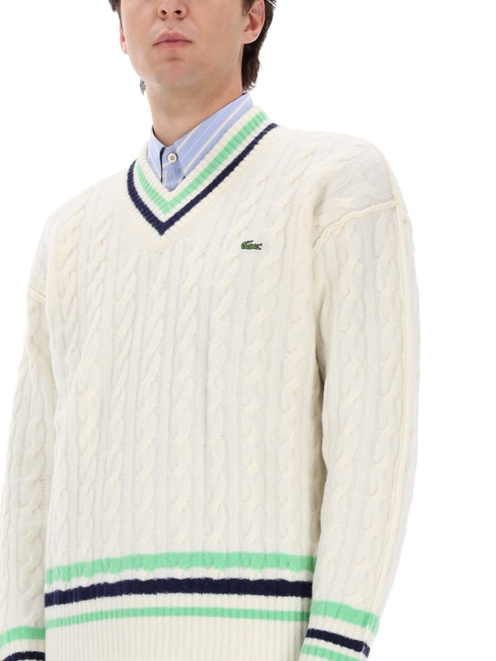 Lacoste Sweaters - White | Wanan Luxury