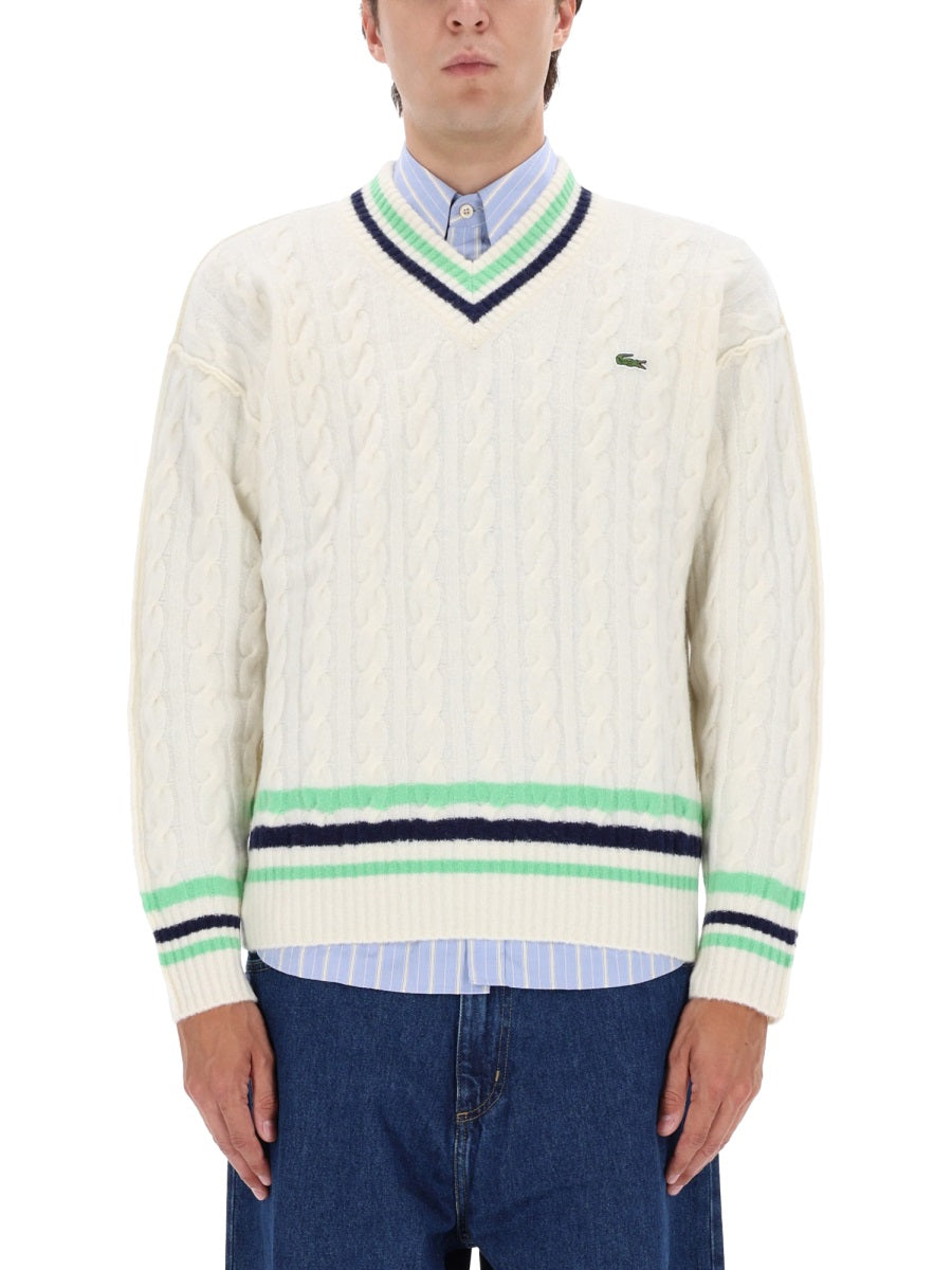 Lacoste Sweaters - White | Wanan Luxury