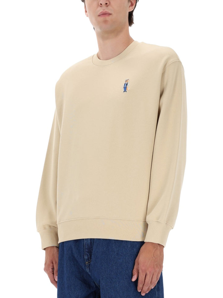 Maison Kitsuné Sweatshirts - Beige | Wanan Luxury