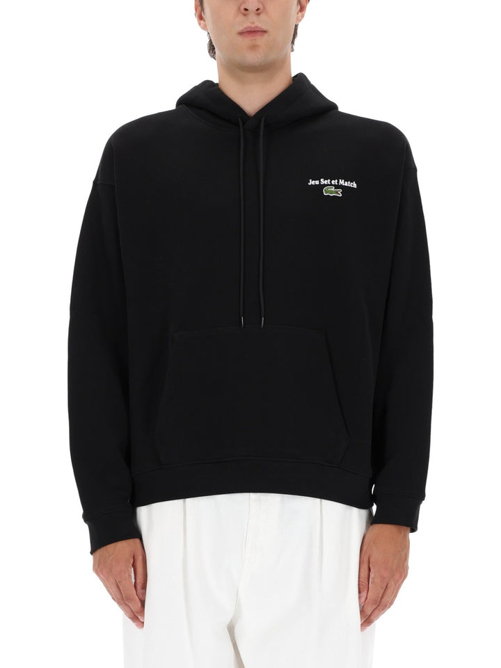 Lacoste Sweatshirts - Black | Wanan Luxury