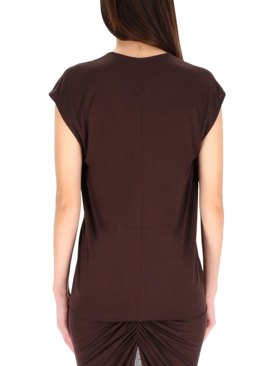 Rick Owens Lilies T shirts - Brown | Wanan Luxury