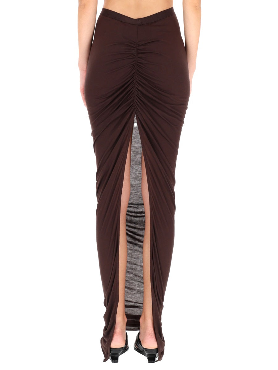 Rick Owens Lilies Skirts - Brown | Wanan Luxury