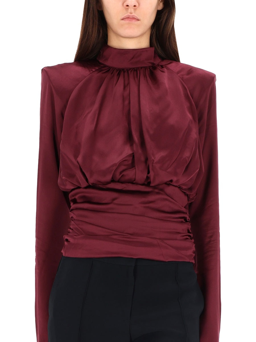 Rotate Birger Christensen Tops - Burgundy | Wanan Luxury