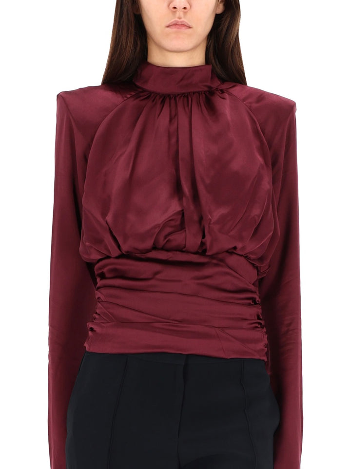 Rotate Birger Christensen Tops - Burgundy | Wanan Luxury