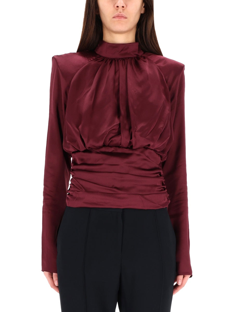Rotate Birger Christensen Tops - Burgundy | Wanan Luxury
