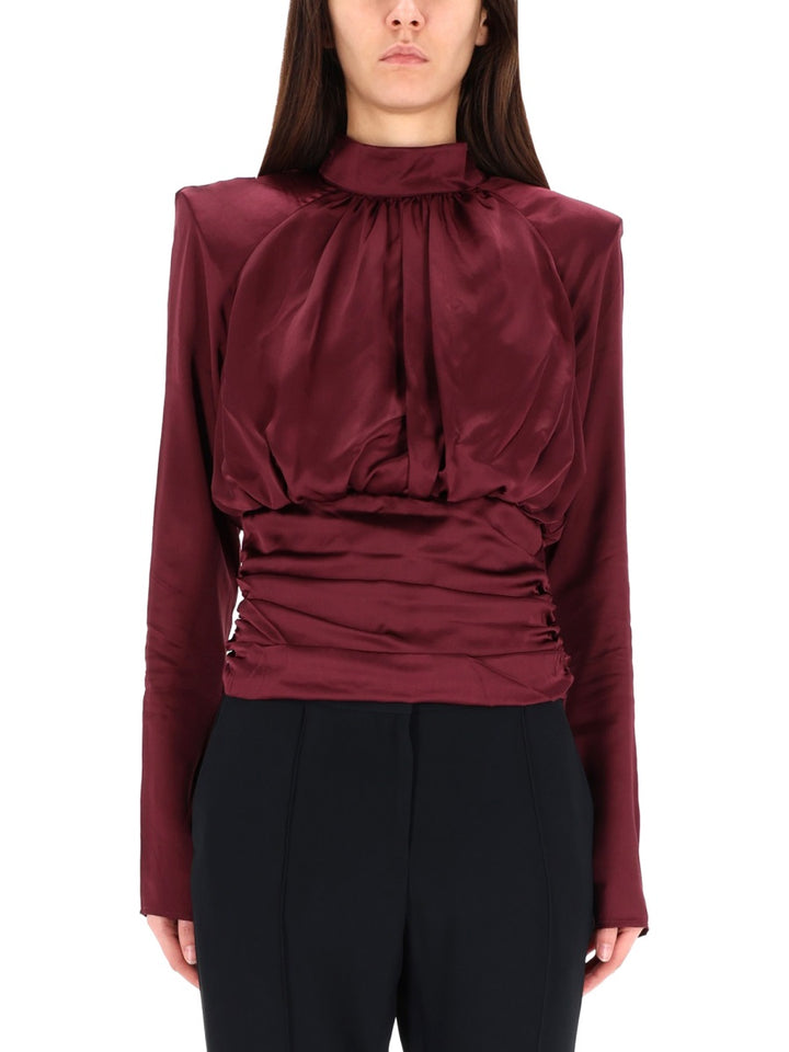 Rotate Birger Christensen Tops - Burgundy | Wanan Luxury