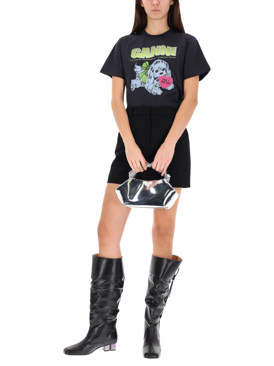 Ganni T shirts - Grey | Wanan Luxury