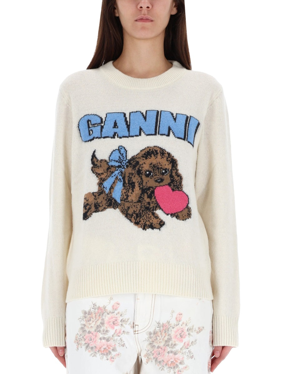 Ganni Sweaters - White | Wanan Luxury