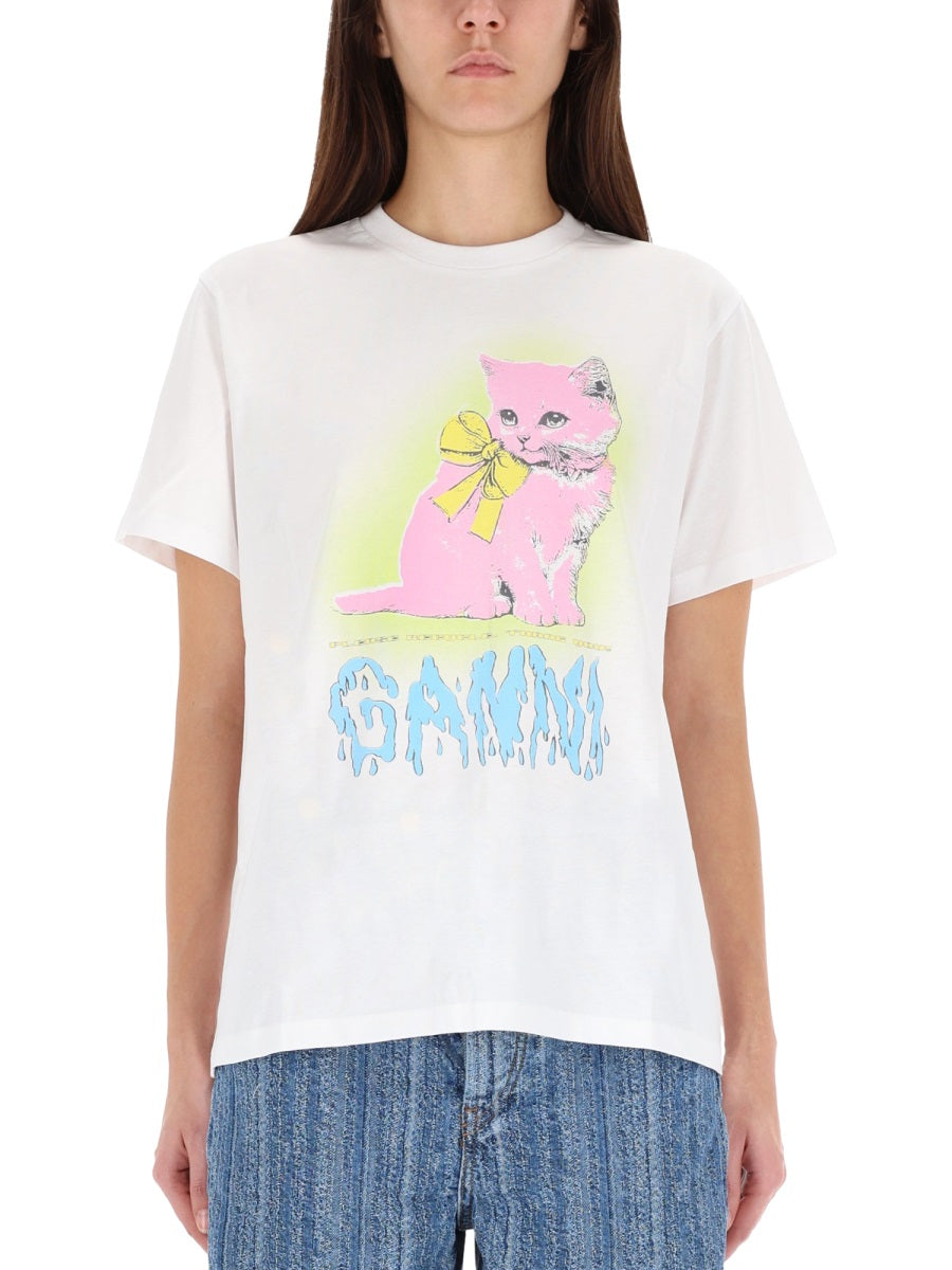 Ganni T shirts - White | Wanan Luxury