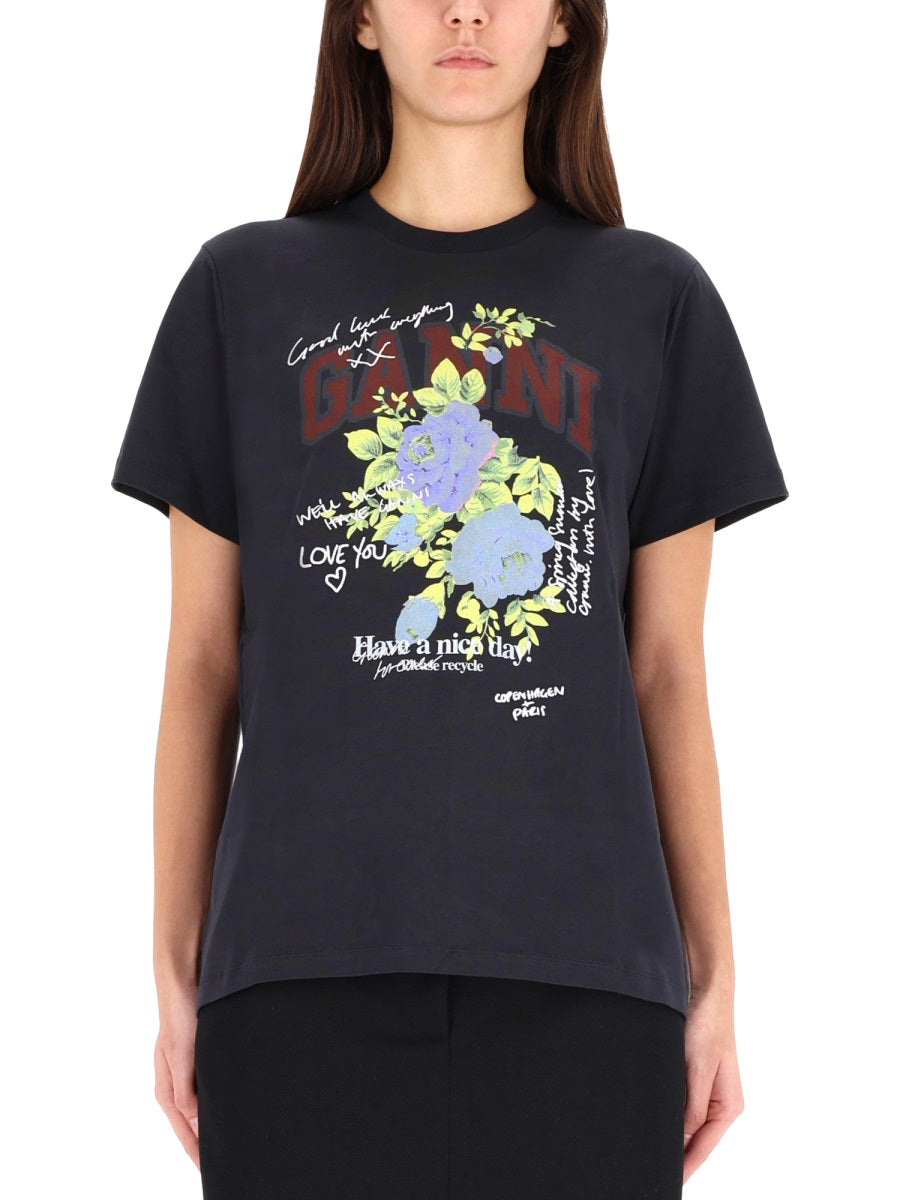 Ganni T shirts - Grey | Wanan Luxury