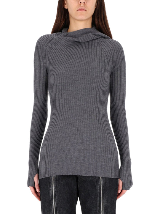 Ribbed Wool Sweater