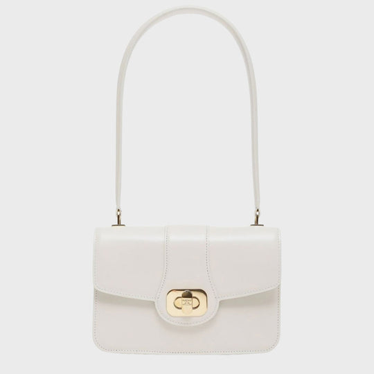 Josephine Shoulder Bag In White Leather
