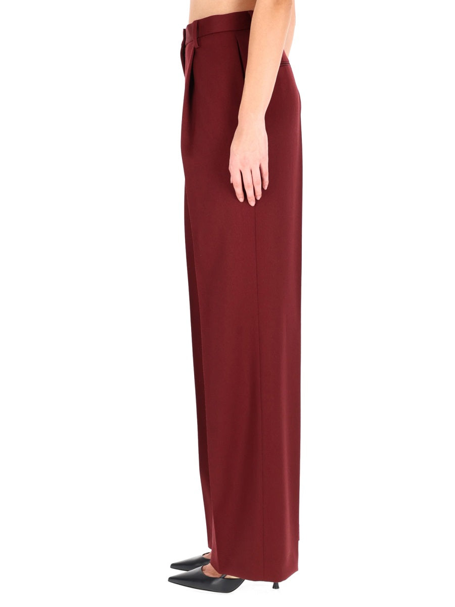 Dries Van Noten Pants - Burgundy | Wanan Luxury