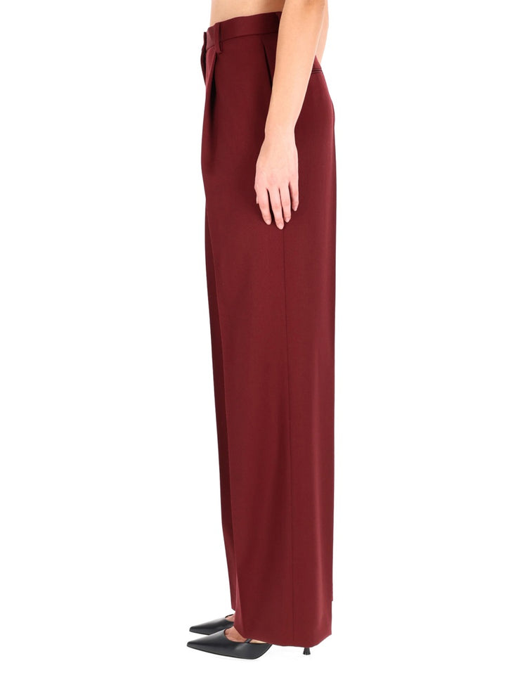 Dries Van Noten Pants - Burgundy | Wanan Luxury