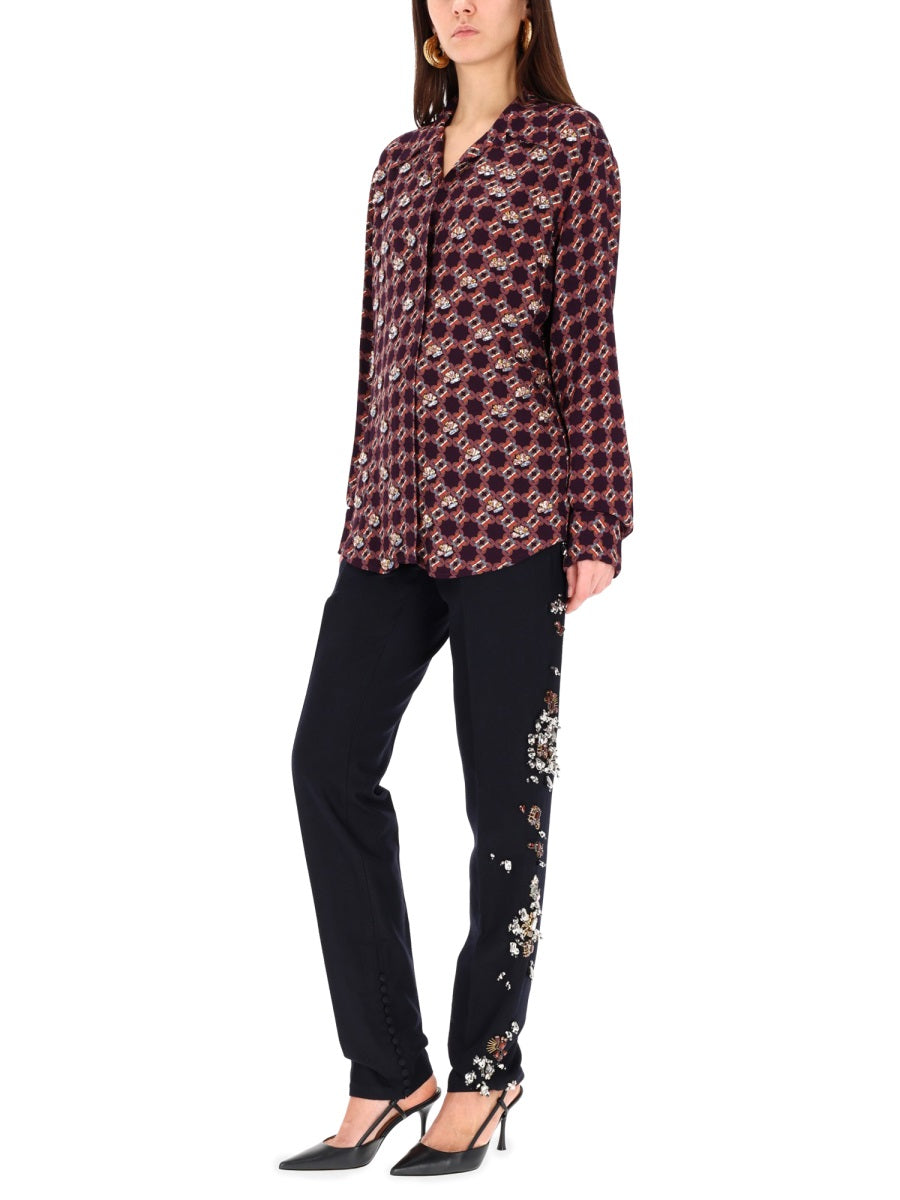 Dries Van Noten Pants - Blue | Wanan Luxury