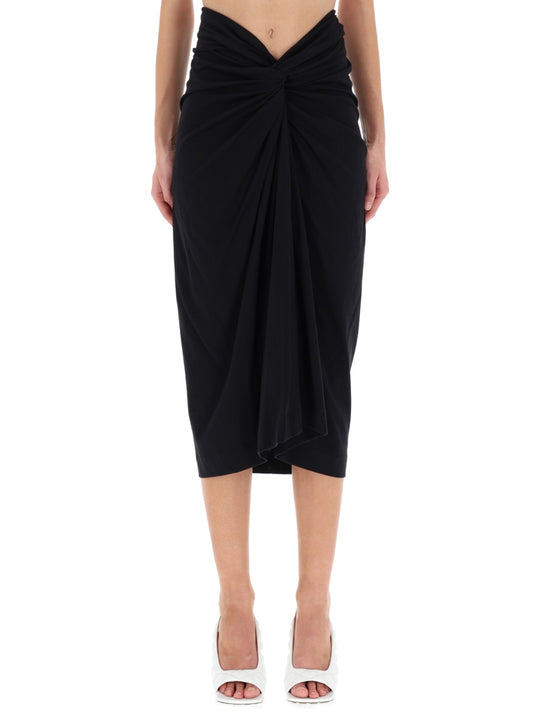 Draped "Herchive" Skirt