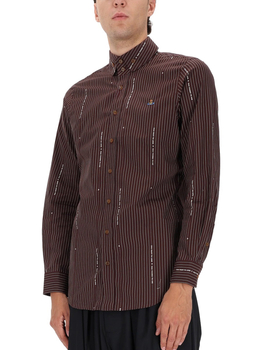 Vivienne Westwood Shirts - Burgundy | Wanan Luxury