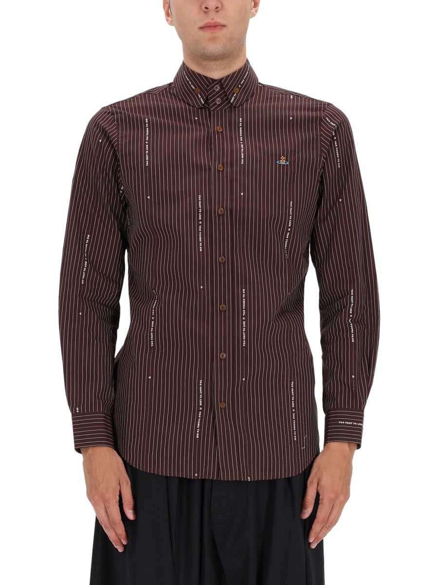 Vivienne Westwood Shirts - Burgundy | Wanan Luxury