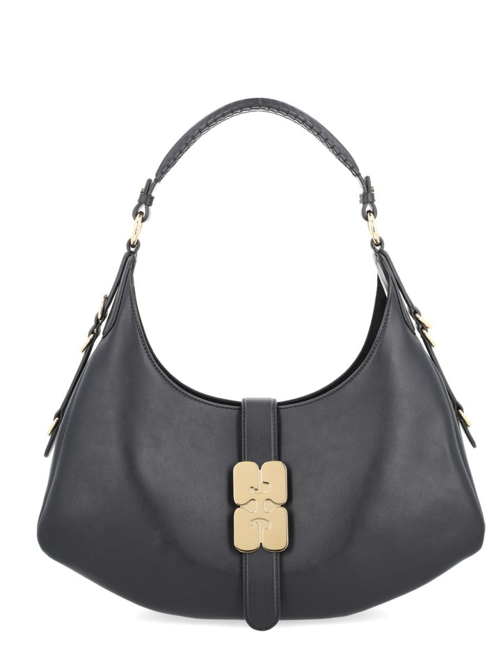 Ganni Shoulder Bags - Black | Wanan Luxury