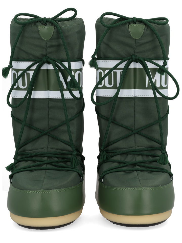 Moon Boot Boots - Green | Wanan Luxury