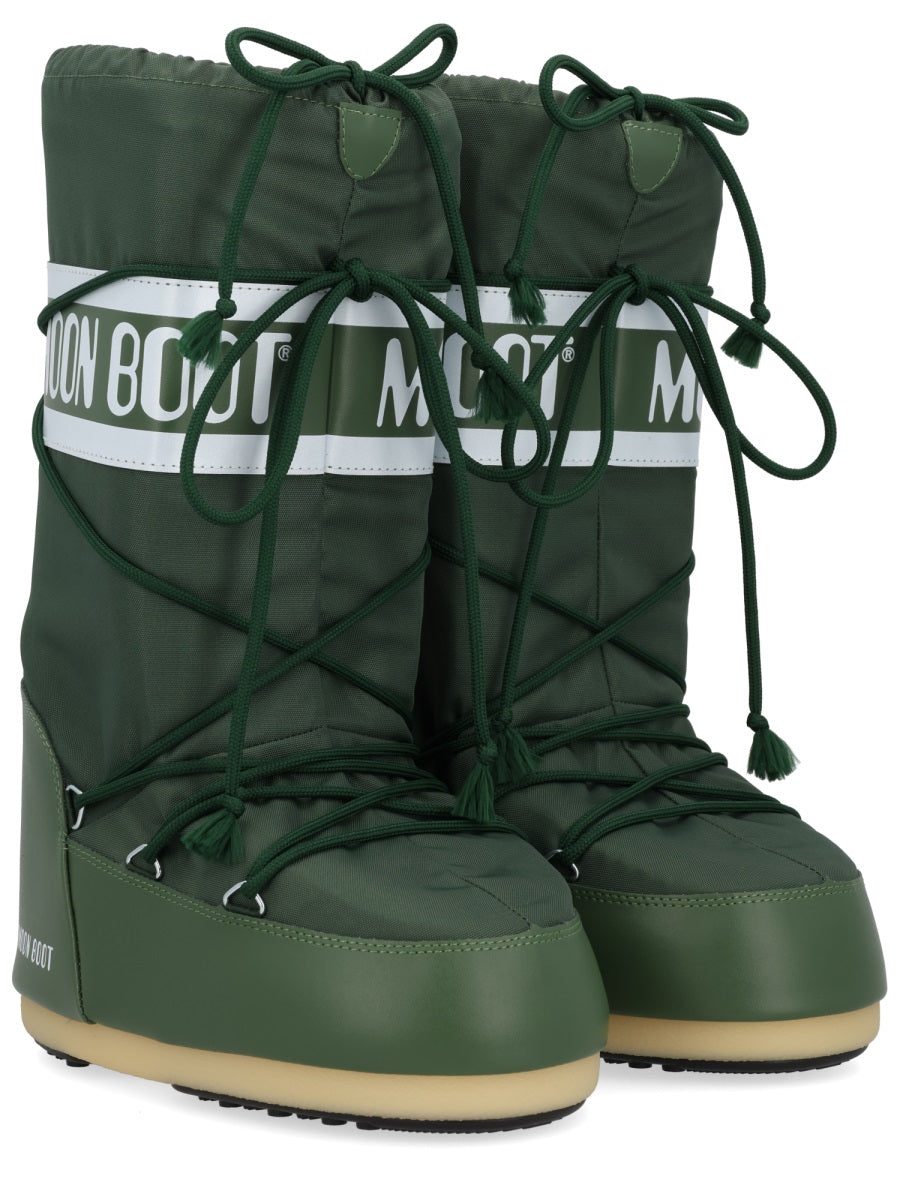 Moon Boot Boots - Green | Wanan Luxury