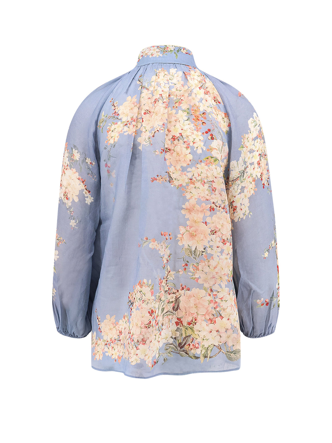 Zimmermann Shirts - Teal Blue Botanical Floral | 71af22ee13f1b2339330473394429ed4160f6217