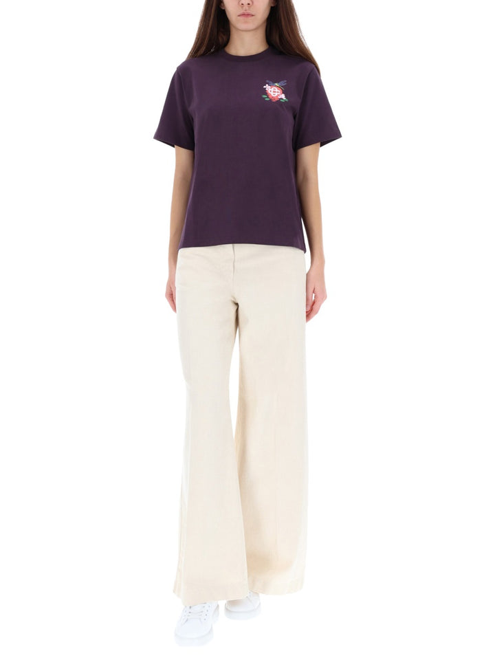 Casablanca T shirts - Purple | Wanan Luxury