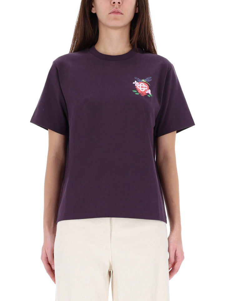 Casablanca T shirts - Purple | Wanan Luxury