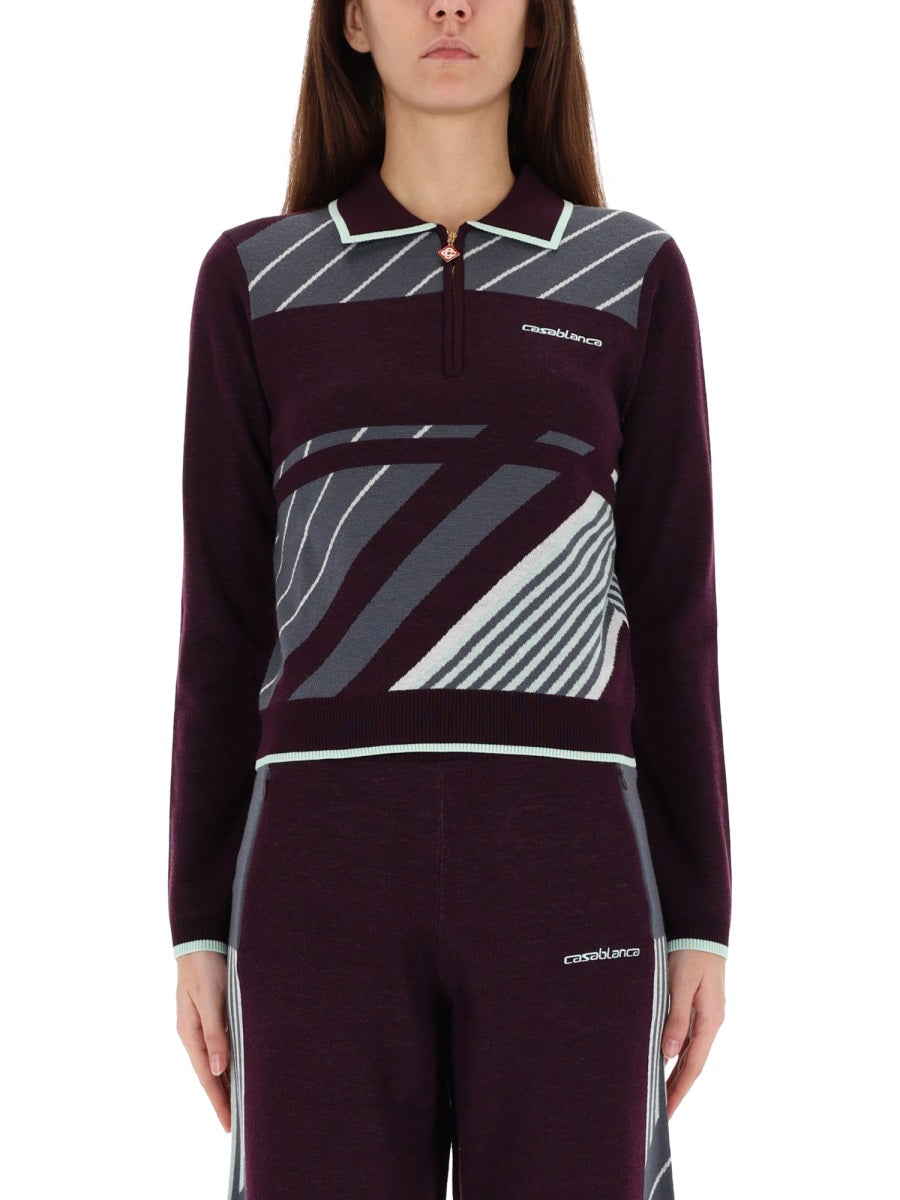 Casablanca Polo - Purple | 28f2dac19df2e53a1aefb590cd3d35a2e4cee6e8