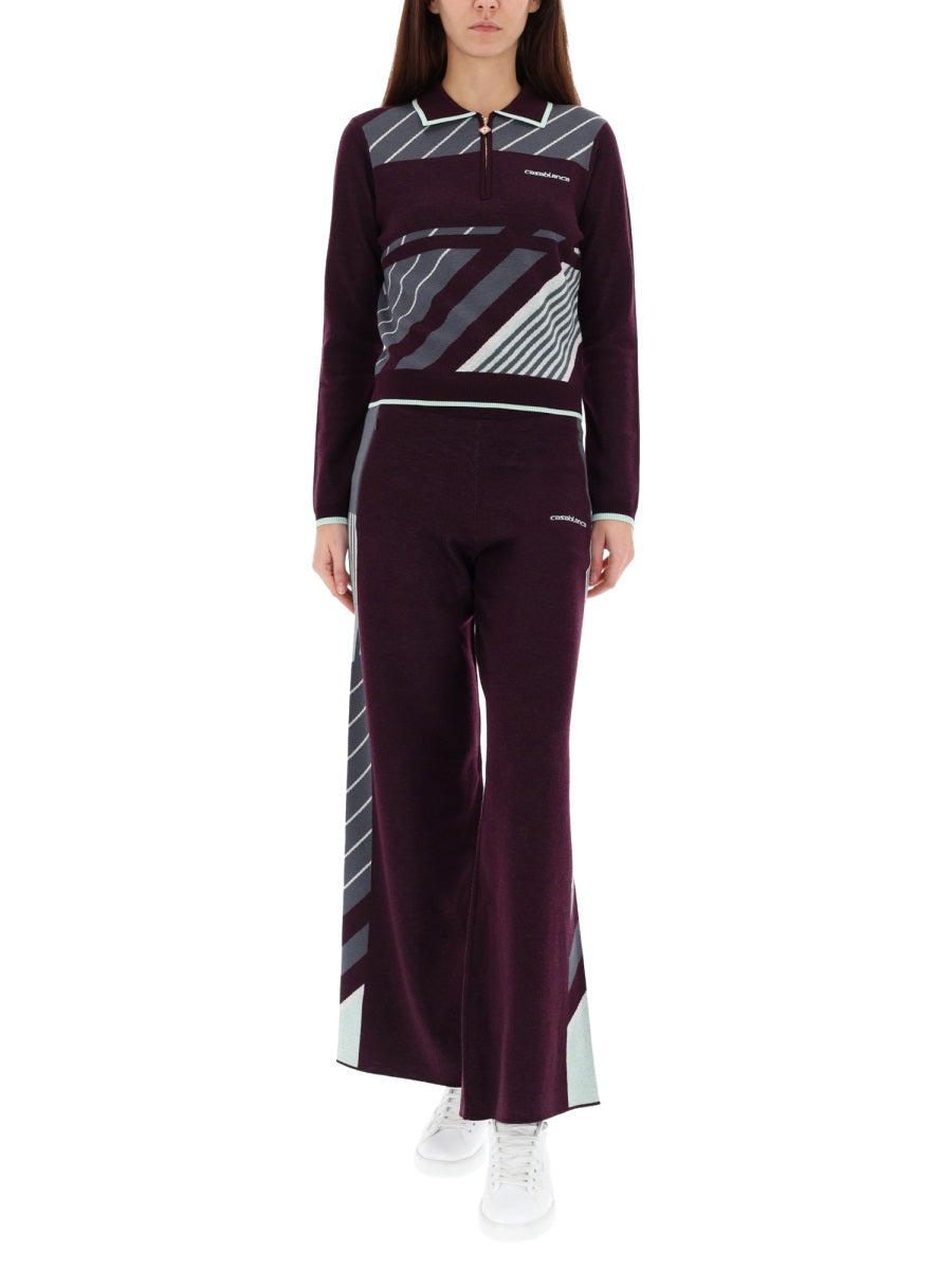 Casablanca Pants - Purple | Wanan Luxury