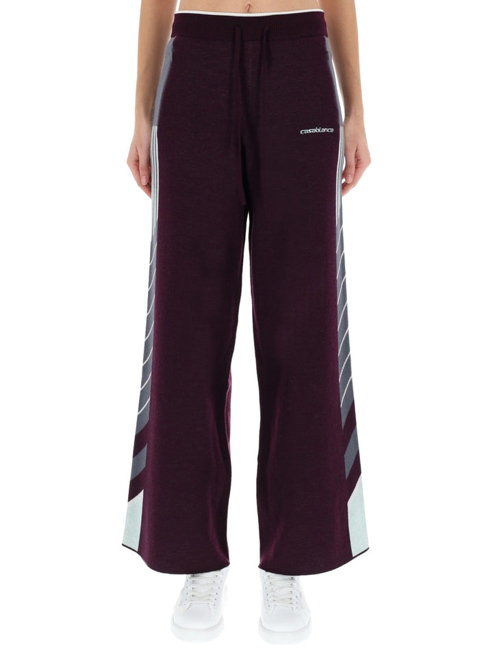 Casablanca Pants - Purple | Wanan Luxury