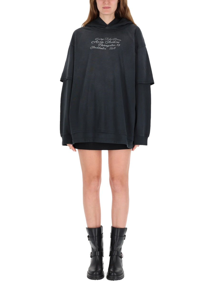 Acne Studios Sweatshirts - Black | Wanan Luxury