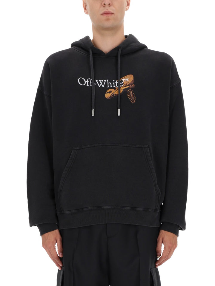 Off-White Sweatshirts - Black | Wanan Luxury